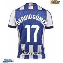 Real Sociedad Sergio Gomez #17 Hjemmedrakt 2025-26 Kortermet